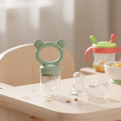 Grignoteuse bebe sur table haute