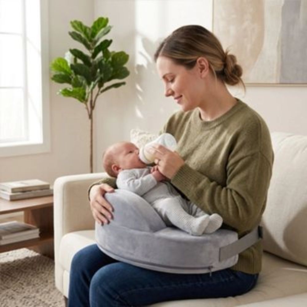 maman biberon bébé avec Coussin d'allaitement