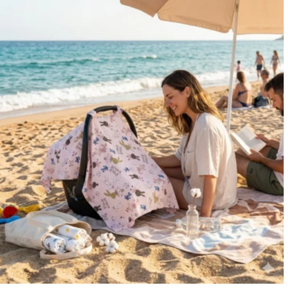 Cape d'allaitement | Coton Respirant