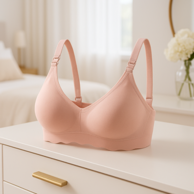 soutien gorge allaitement ange poser sur commode