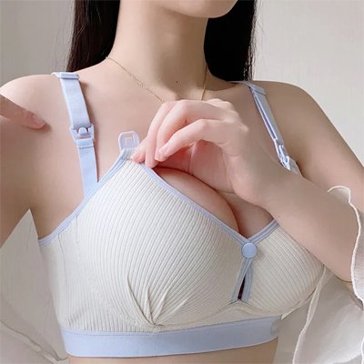 Soutien gorge allaitement Bleu