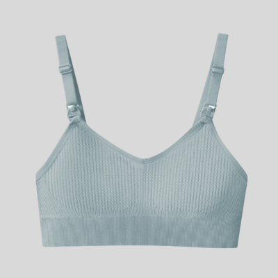 soutien gorge allaitement douceur bleu gris