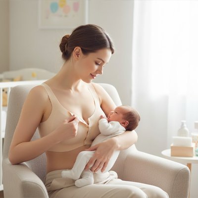 soutien gorge allaitement maman nourrie bebe