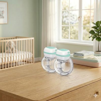 tire-lait electrique double sur commode bois