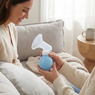 tire lait manuel Ryo dans main maman