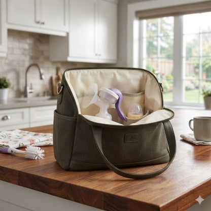 tire lait manuel dans sac maman voyage
