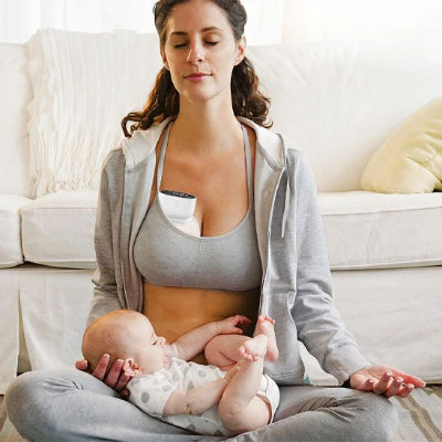 Tire lait portable avec maman