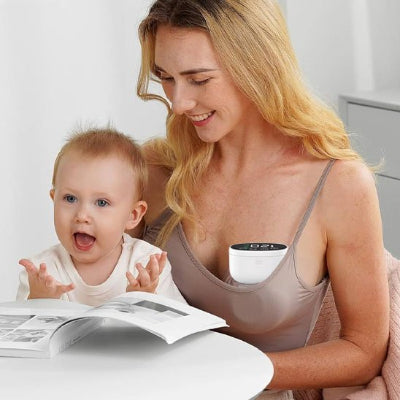 Tire lait portable dans soutien gorge maman