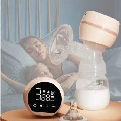 tire lait electrique rosace avec bebe qui dort