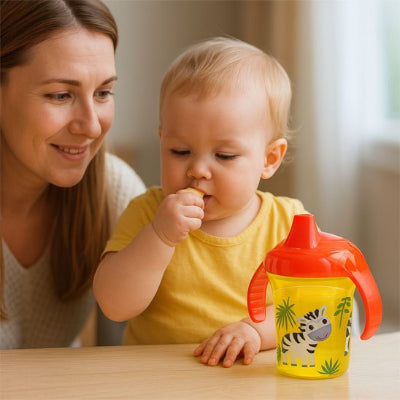 Verre pour bebe avec maman